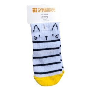 Gymboree 3-6 months Kitty Cat Socks w/ Stripes